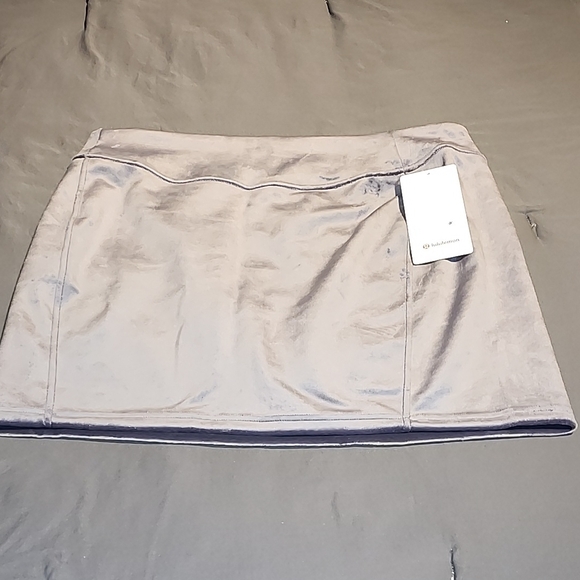 Lululemon Scuba Lavender Velvet Mini Skirt NWT